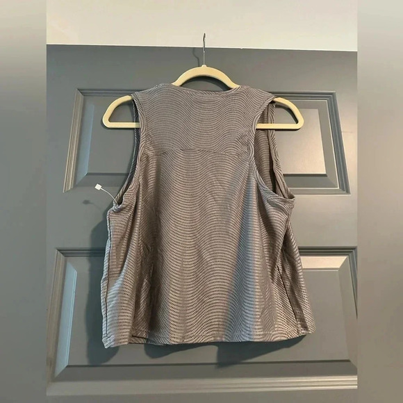 NWT ZELLA Wave Mesh Tank In Grey Zinc - size M - Picture 4 of 6